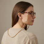 LOU Sleek Cord & Acetate 3-in-1 Glasses Chain 72CM - View 4 - VÉSU ATELIER