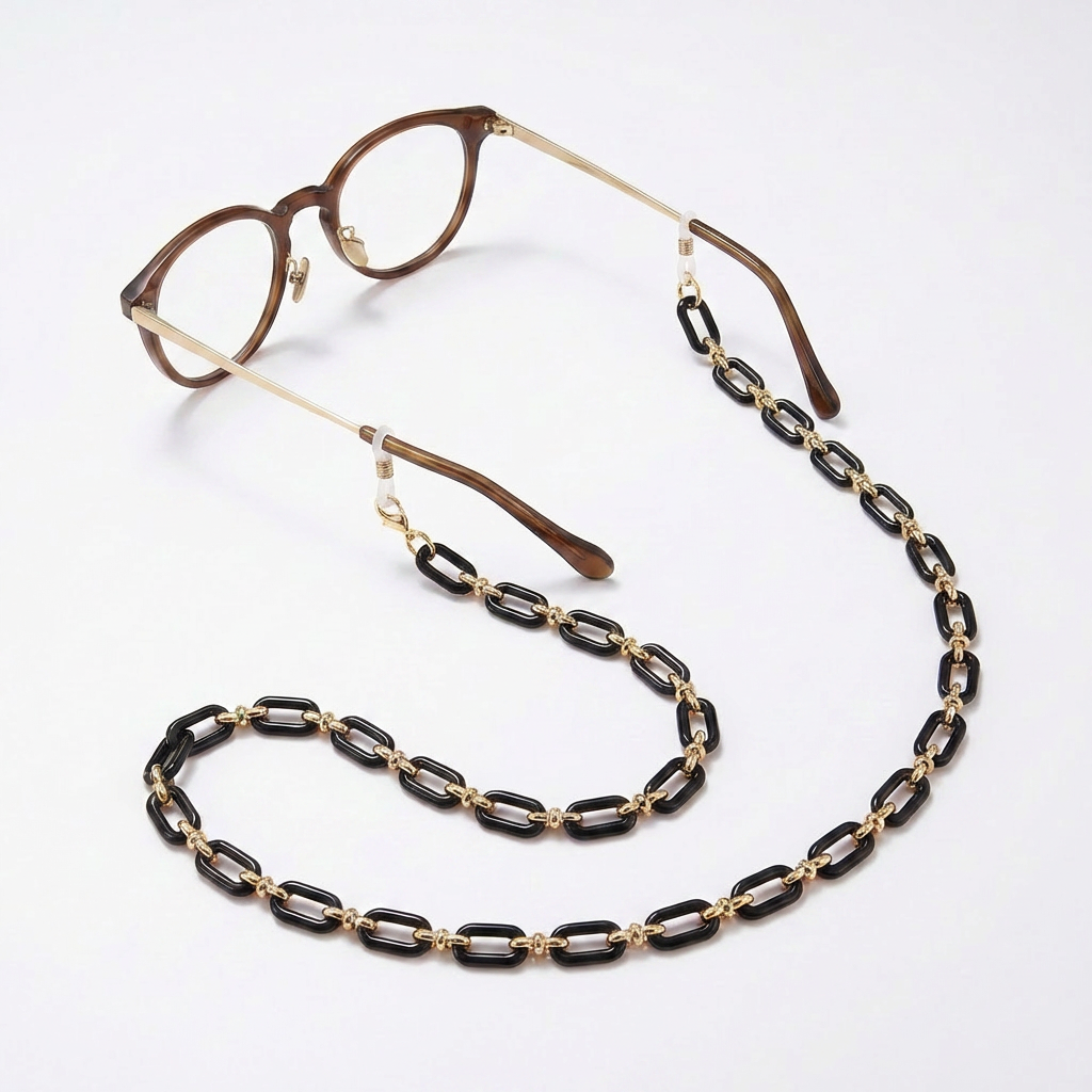 CLASSIC Artisan Acetate 3-in-1 Glasses Chain & Necklace - View 6 - VÉSU ATELIER