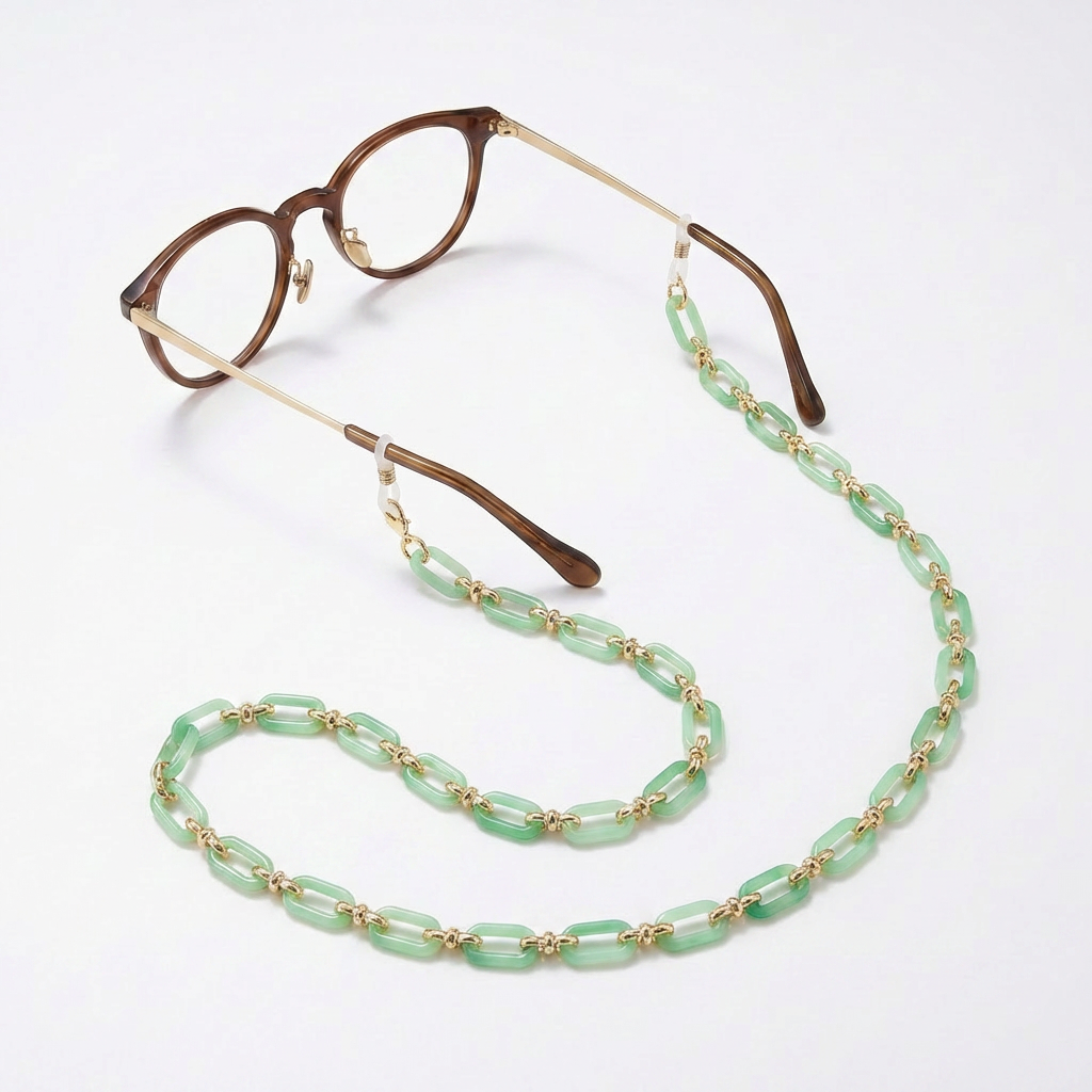 CLASSIC Artisan Acetate 3-in-1 Glasses Chain & Necklace - View 9 - VÉSU ATELIER