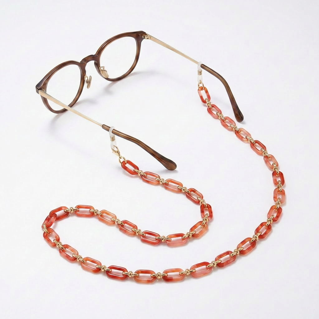 CLASSIC Artisan Acetate 3-in-1 Glasses Chain & Necklace - View 8 - VÉSU ATELIER